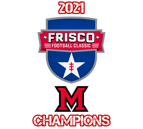 miami ohio 2021 frisco football classic champions apparel, redhawks 2021 frisco football classic champions apparel