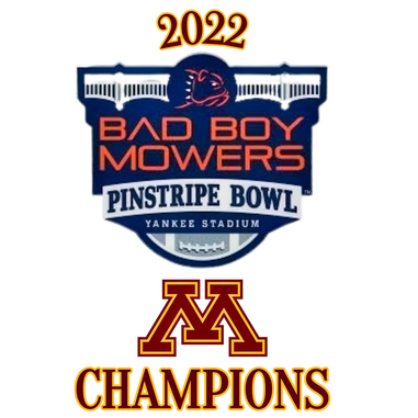 minnesota 2022 pinstripe bowl champions apparel, 2022 minnesota pinstripe bowl champions apparel 